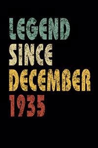 Legend Since December 1935