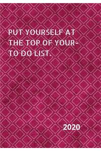 Put Yourself at the Top of Your To-Do List