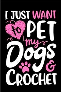 I just want to pet my dogs crochet