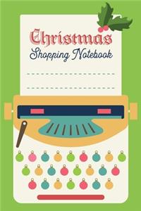 Christmas Shopping Notebook