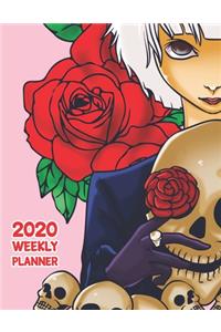 2020 Anime Weekly Planner dated with to do notes