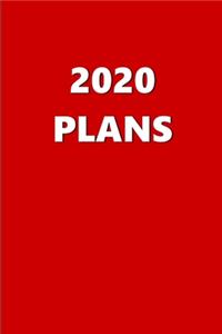 2020 Daily Planner 2020 Plans Red Color 384 Pages