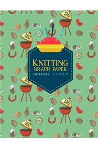 Knitting Graph Paper Notebook - 2