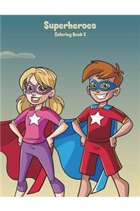 Superheroes Coloring Book 2