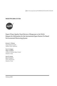 Expert Water Quality Panel Review of Responses to the NASA Request for Information for the International Space Station On-Board Environmental Monitoring System