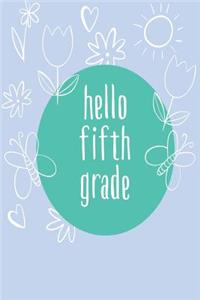 Hello Fifth Grade
