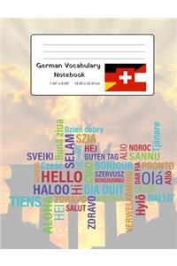 German Vocabulary Notebook