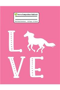 Horse Composition Notebook