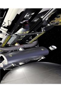 Space Station Elevator Science Theme School Composition Book 130 Pages