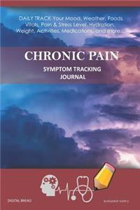 Chronic Pain - Symptom Tracking Journal: Daily Track Your Mood, Weather, Foods, Vitals, Pain & Stress Level, Hydration, Weight, Activities, Medications, and More... Burgandy Simple