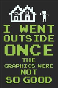 I Went Outside Once. the Graphics Were Not So Good.