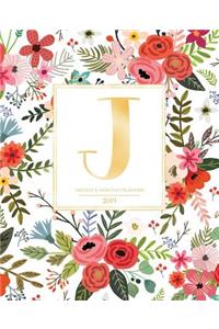 Weekly & Monthly Planner 2019