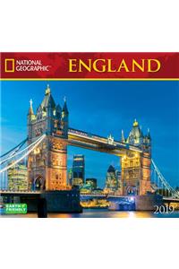 National Geographic England 2019 Calendar