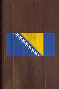 Bosnia Flag Journal Notebook