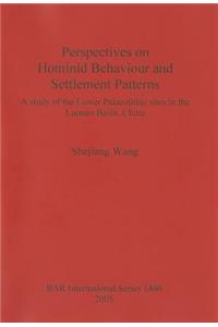 Perspectives on Hominid Behaviour and Settlement Patterns