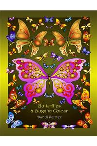 Butterflies and Bugs to Colour