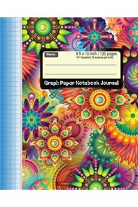 Graph Paper Notebook Journal 8.5 x 10 Inch 120 pages