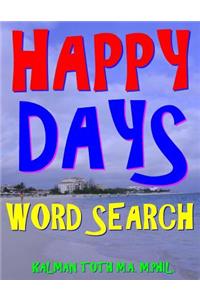 Happy Days Word Search