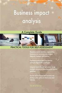 Business impact analysis