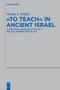 To Teach in Ancient Israel