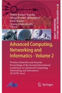 Advanced Computing, Networking and Informatics- Volume 2