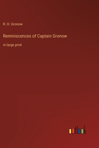 Reminiscences of Captain Gronow