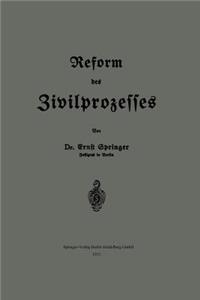Reform des Zivilprozesses