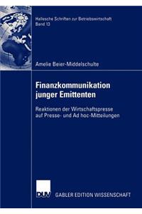 Finanzkommunikation junger Emittenten