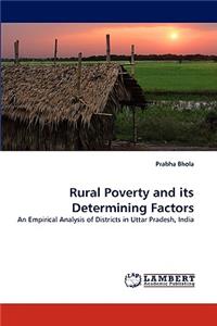 Rural Poverty and Its Determining Factors