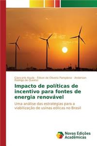 Impacto de políticas de incentivo para fontes de energia renovável