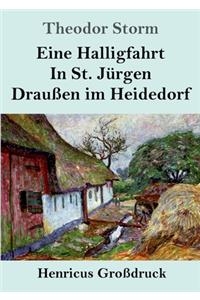 Eine Halligfahrt / In St. Jürgen / Draußen im Heidedorf (Großdruck)