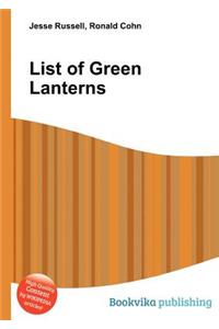 List of Green Lanterns