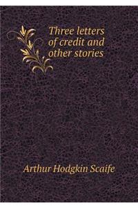 Three letters of credit and other stories