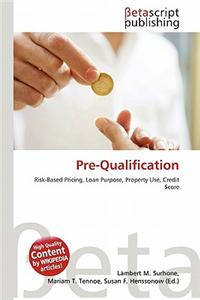 Pre-Qualification