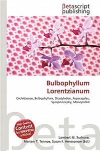 Bulbophyllum Lorentzianum