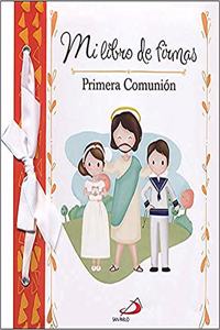 Mi libro de firmas. Mi Primera Comunion (naranja)