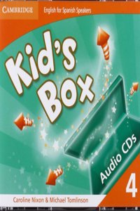 Kid's Box for Spanish Speakers Level 4 Audio Cds (4)