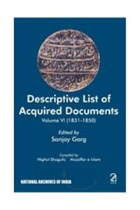Descriptive List of Acquired Documents: v. 6