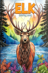 Elk Coloring Book
