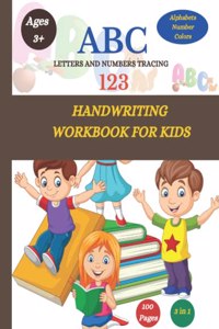 ABC and 123 Letter Tracing for Preschoolers