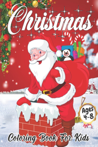 Christmas Coloring Book for Kids Ages 4-8