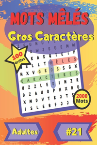 Mots mêlés Gros Caractères #21