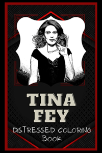 Tina Fey Distressed Coloring Book