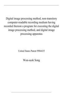 Digital image processing method, non-transitory computer-readable recording medium having recorded thereon a program for executing the digital image processing method, and digital image processing apparatus