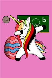 Cute Unicorn Teacher Theme Notebook