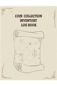 Coin Collection Inventory Log Book