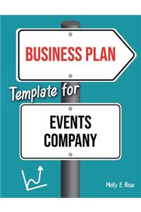 Business Plan Template For Events Company