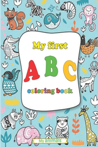 My first ABC coloring book