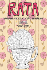 Mandala Libro Para Colorear Lápices Y Bolígrafos - Menos de 10 euro - Animal - Rata