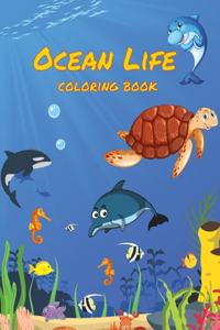 ocean life coloring book